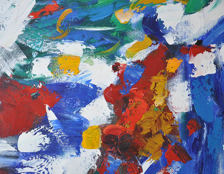 Large Abstract Art,Oversized Contemporary Art,Original Abstract Painting Canvas Art,Blue,Red,Orange,White.etc